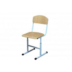 Chair T-shaped on a round tube, №4-7 with HPL coating